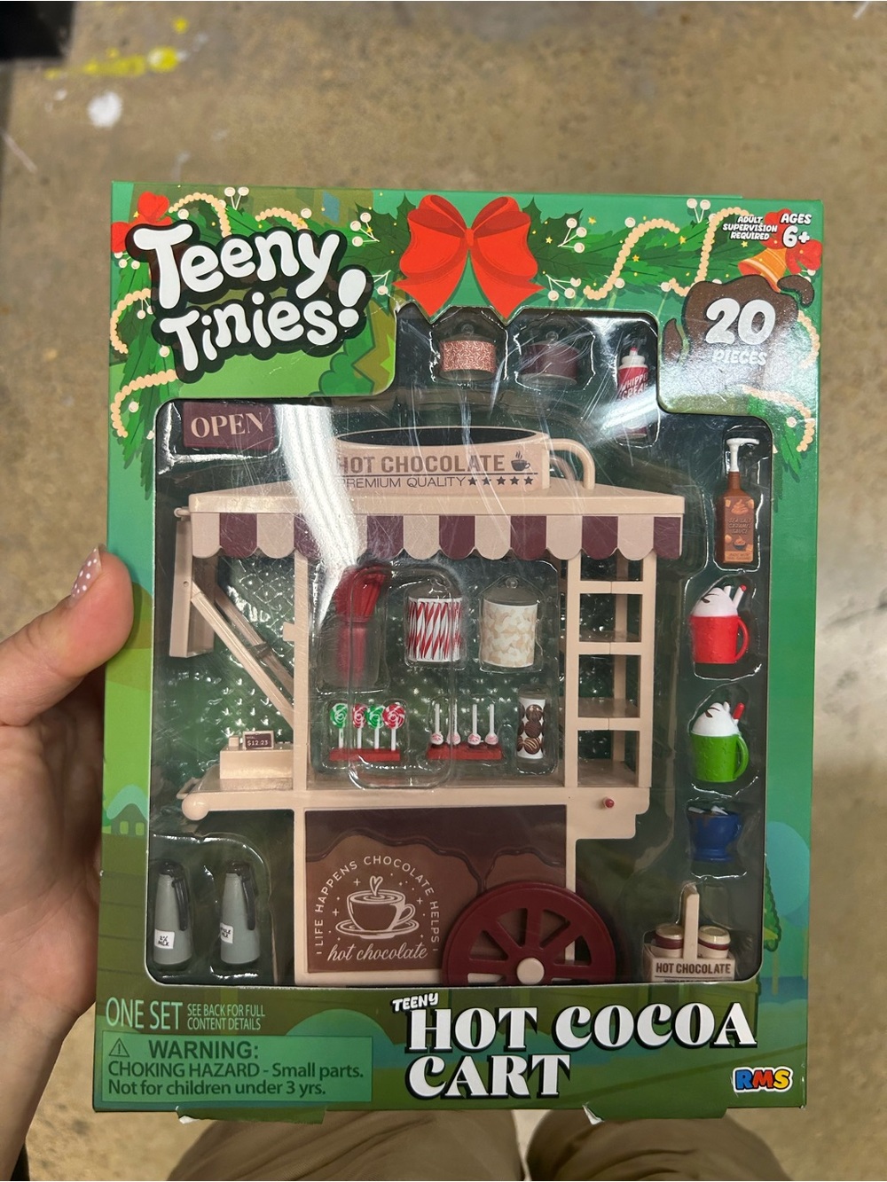 Teeny Tinies Hot Cocoa Cart play set